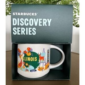 Starbucks ILLINOIS Discovery Series Collectible Mug 14 Oz. NEW In Box